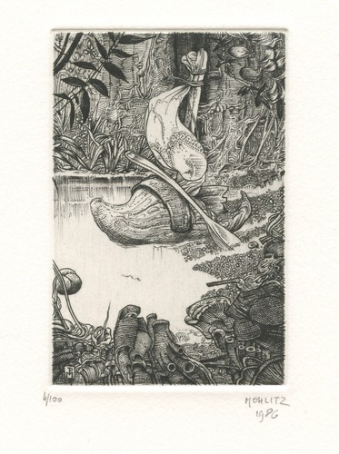 Mohlitz philippe gravure 1986 - gravure,
