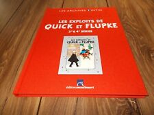 BD HERGE / ARCHIVES TINTIN / LES EXPLOITS DE QUICK ET FLUPKE 3E ET 4E SERIES TBE