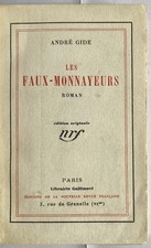 GIDE. André.  Les Faux-Monnayeurs.  1925