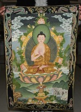 Tibet Cloth Silk Shakyamuni