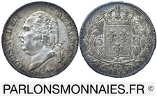5 francs Louis XVIII 1823 A TTB+