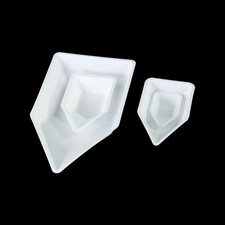  10pcs Plaques de pesée Échantillon de pelles de pesée Balance de laboratoire