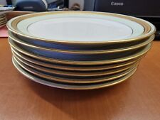 7 assiettes plates porcelaine