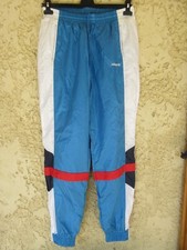 Pantalon ADIDAS vintage bleu France Trefoil nylon années 90 sport 180 L D6