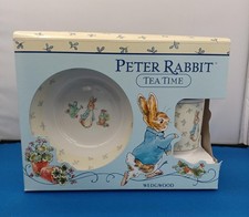 Tasse bol assiette Wedgwood Peter Rabbit 3 pièces du Japon