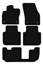 Tapis de sol velours noir Volkswagen Tiguan Allspace 2017- set 5 pcs