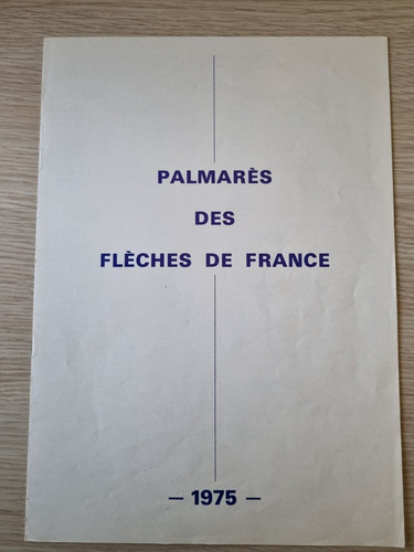 Palmarès des flèches - palmarès,