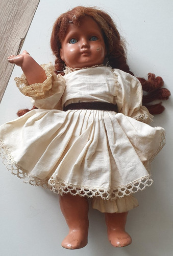 Poupée ancienne fille cm - poupée,