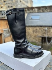 Bottes En Cuir Paraboot T38/5 Intérieur Fourrure, Parfait État, Boîte Disponible