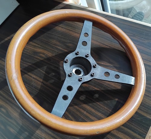 Volant ancien bois signé - ancien, cisa