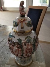 ancien vase italien Capodimonte numéroté avec certificat
