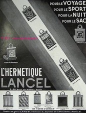 PUBLICITE LANCEL MONTRE BIJOU