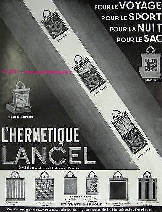 Publicite lancel montre - publicite, bijou