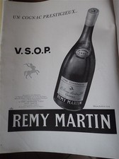 Cognac REMY MARTIN V.S.O.P.  publicité papier FRANCE ILLUSTRATION 1950 col