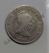 Isabel II 4 Réales 1849 Ceca Madrid Et Essayeurs CL