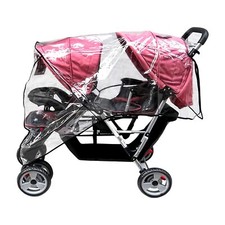 Habillage Pluie Universelle pour Poussette Double Housse de pluie Poussette J...
