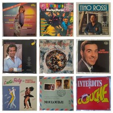 Lot de 3 vinyles 33T au choix ( 24 disques disponibles )