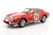 New CMC Ferrari 275 GTB/C 24H France 1966 #26 1:18 Model Car M199 KidBX