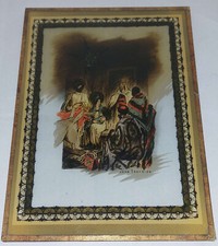 PEINTURE SUR VERRE FIXÉ SOUS