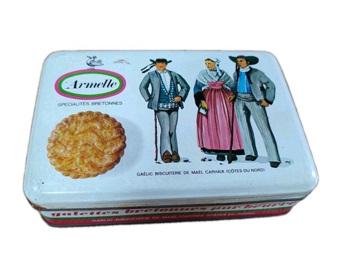 Boite tôle ancienne galettes - boite,