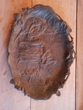 Auguste Moreau Plateau En Bronze 