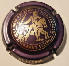 Capsule de champagne Taittinger Violet et or, Millésimé N°116m