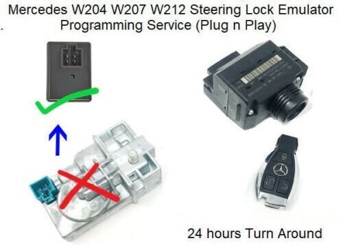 Mercedes benz steering lock - benz,