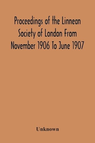 Proceedings the linnean - proceedings, of