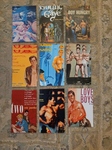 Vintage gay pulp - pulp, lot