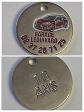 Jetons De Caddie Métal Garage