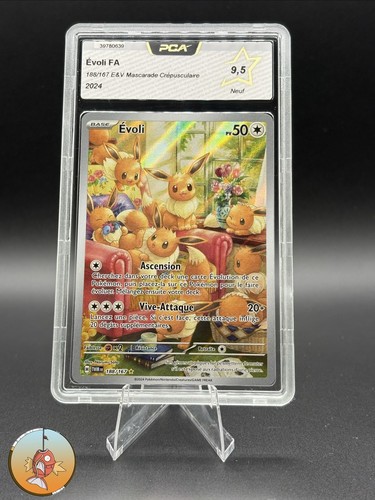 Carte gradée pokémon pca 5 - pokémon, 9,5