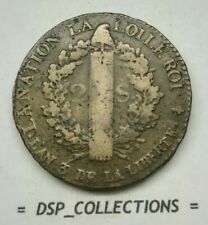 ✅ FRANCE, Louis XVI – 2 SOLS 1791 A  ✅ Réf:495M01