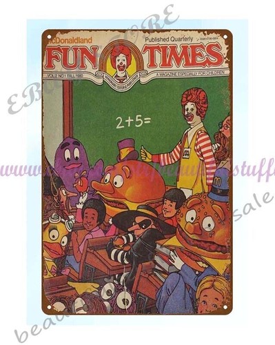 Mcdonald 1980 fun times - mcdonald,