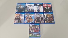 Lot de 9 jeux PS4 (Gof of war, NFS rivals, Killzone, Second son etc...)