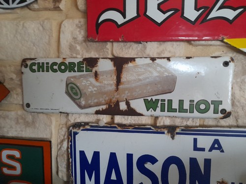Ancienne plaque émaillée - ancienne,