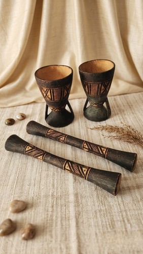 Ensemble art africain - africain, vintage