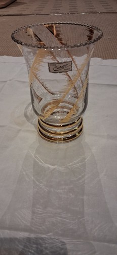 Vase doré vintage année - vase,