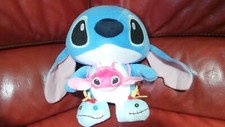 Peluche lilo & Stitch disney 30 cm pantoufles scrump sac angel
