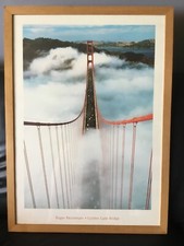 Cadre en bois Ikéa représentant le Golden Gate Bridge