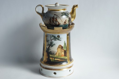 Tisanière porcelaine paris - tisanière,