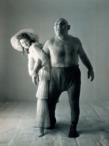 Vintage strongman circus - vintage,