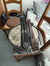 Tambour année 1900 ave deux jeux de baguettes bonne état 
