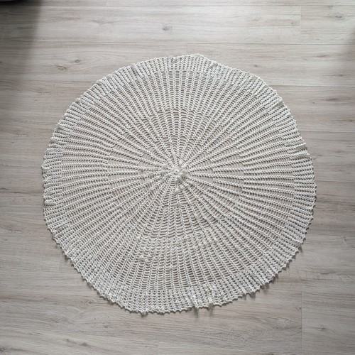 Nappe ronde crochet fait main - ronde,