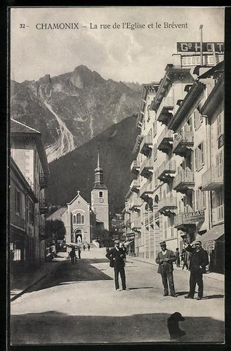 Cpa chamonix rue - chamonix,, la