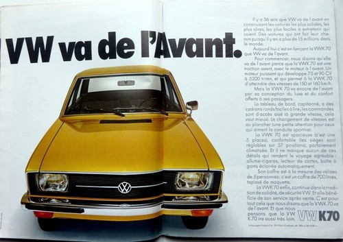 K70 volkswagen coupure - volkswagen, de
