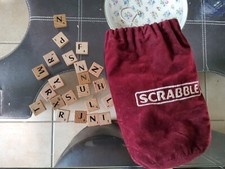 Lettre Au Choix ( En Bois , Scrabble MATTEL de Luxe ) / liste à jour lettres