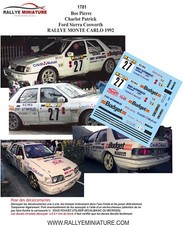 DECALS 1/32 REF 1781 FORD