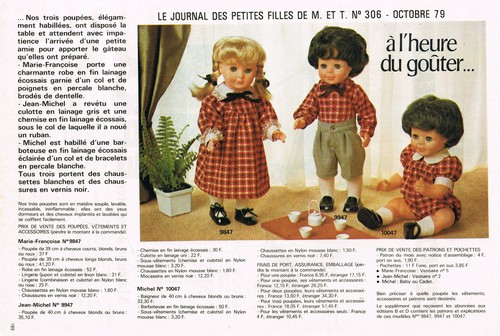 Page poupée françoise - ▬►page,