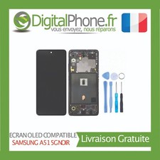 ECRAN OLED COMPATIBLE SAMSUNG GALAXY A51 5G NOIR (A516B) + OUTILS -TVA-