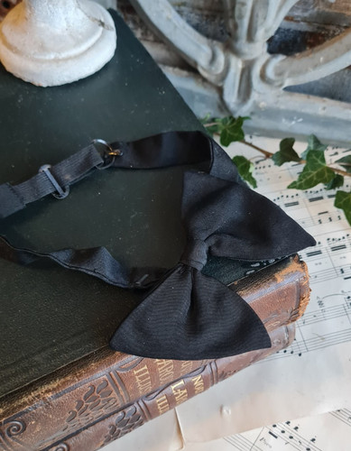 Ancien noeud papillon soie - ancien,